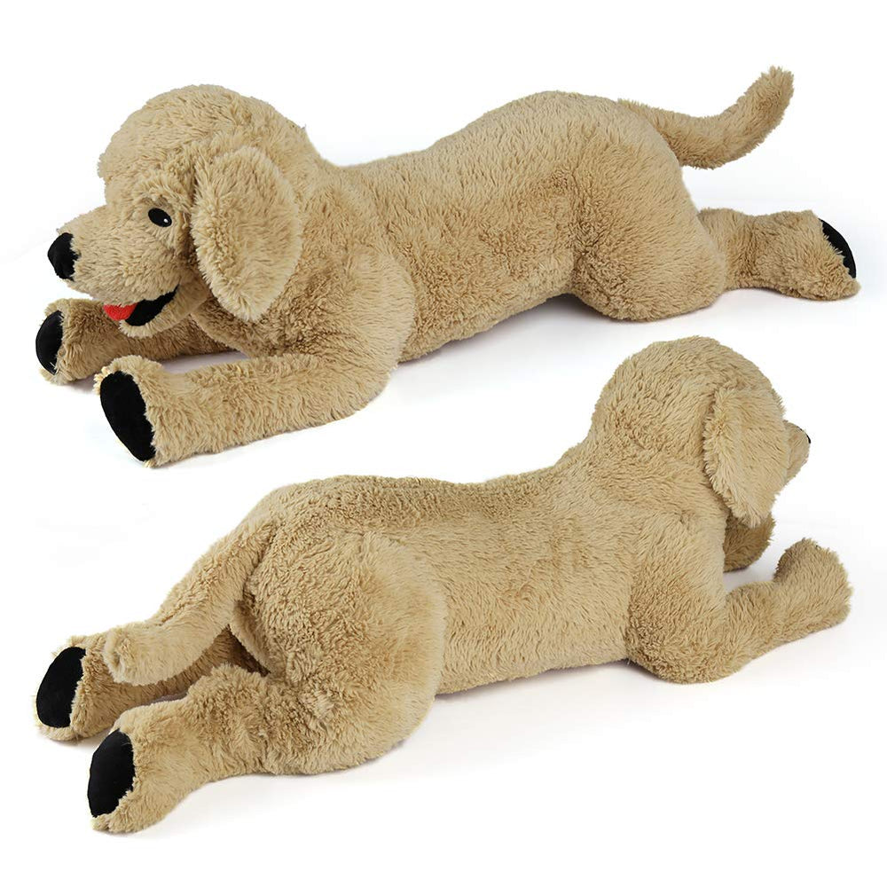 LotFancy surface-washable plush for easy cleanup after adventures