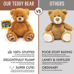 Gift-ready LotFancy teddy bear box suitable for holidays