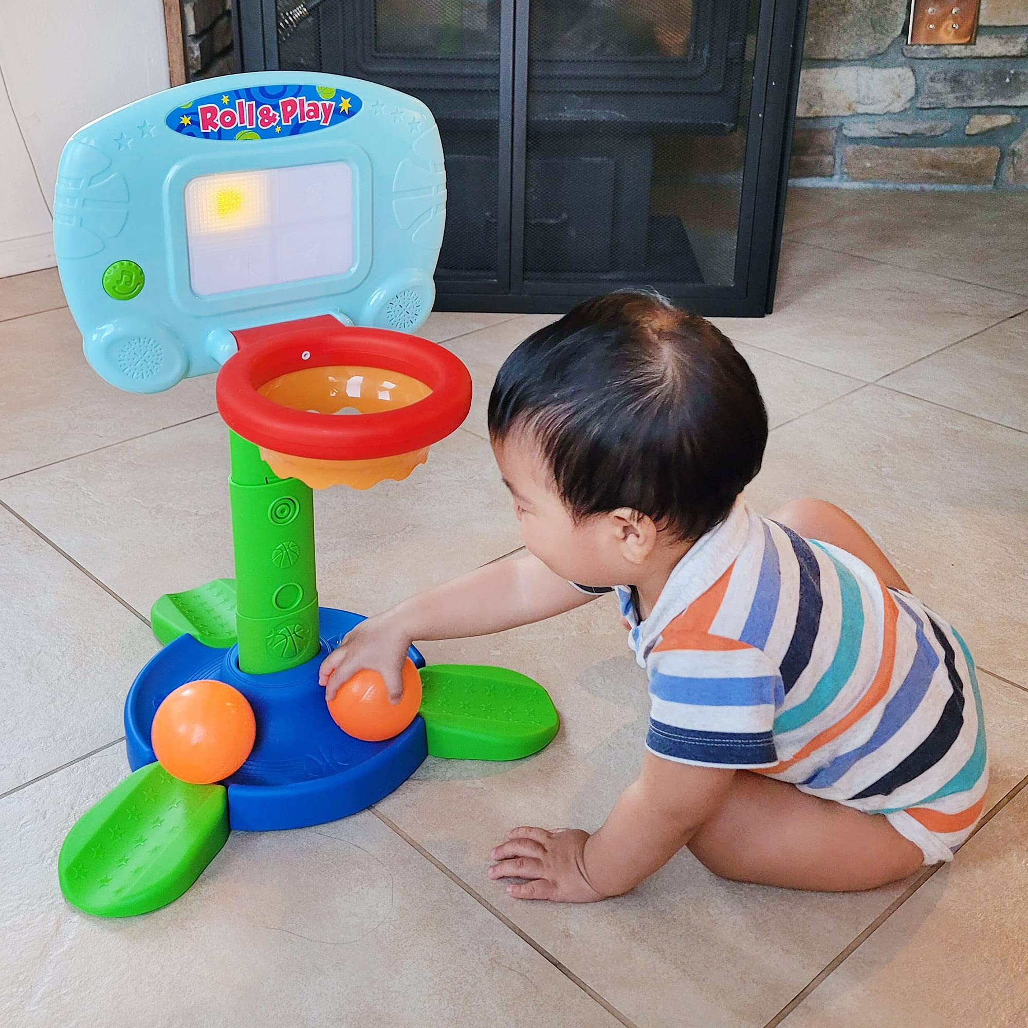 LotFancy hoop uses safe materials for infants and toddlers.