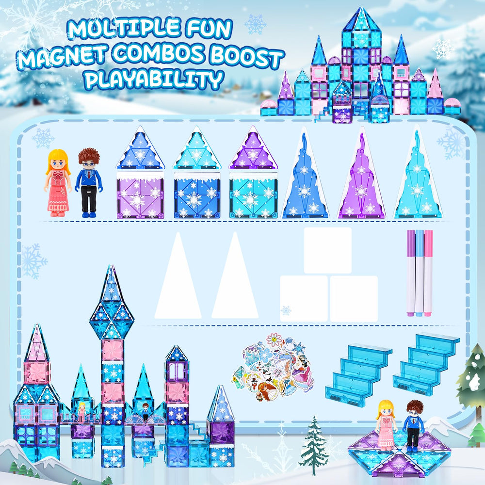 Lotmey magnetic doodle kit lets kids draw and decorate directly on tiles.