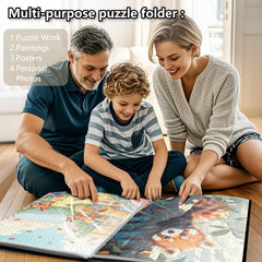 LOTMOFUN Puzzle Folder uses thick PP material for durable protection.