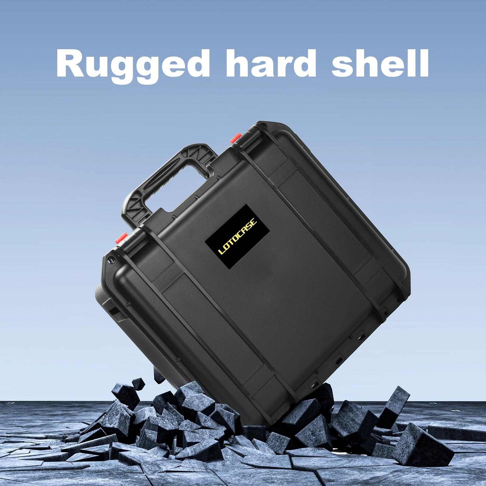 LOTOCASE O-ring seal highlights dust and moisture resistance.