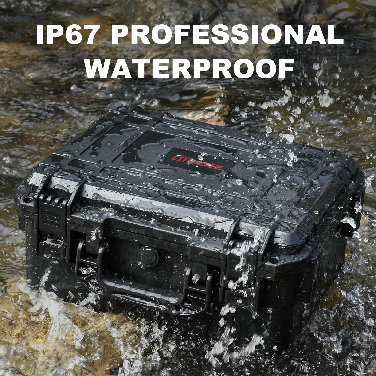 LOTOCASE durable PP hard-shell exterior for long-lasting storage