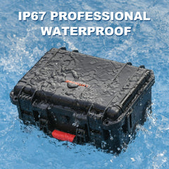LOTOCASE polypropylene material showcases durable protection against impact and moisture