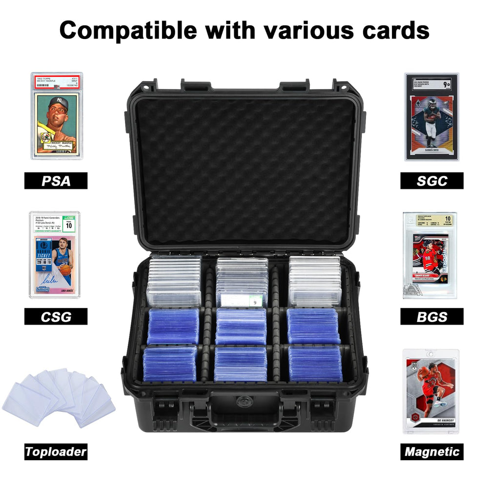 LOTOCASE interior with six adjustable EVA dividers for customization