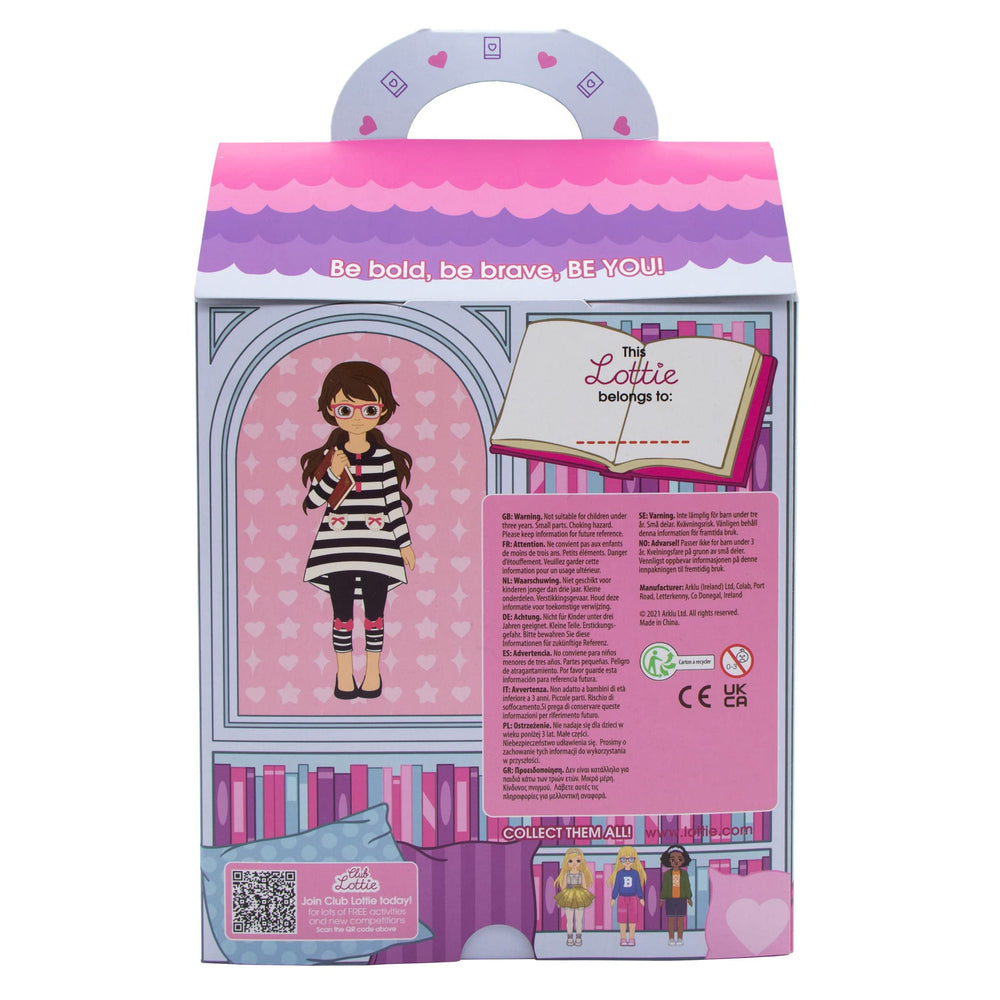 Lottie Story Time Doll mini books encourage adventures in imagination and narrative exploration.
