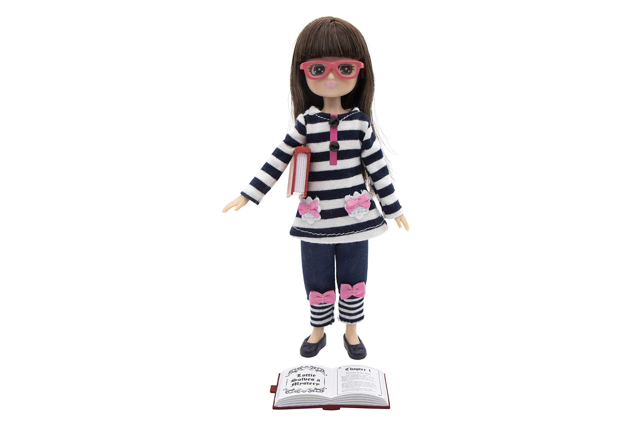 Lottie Story Time Doll with Book encourages cozy storytelling and imaginative play.