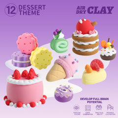 LOUFOR air-dry clay dries in the air without baking, ideal for home or classroom