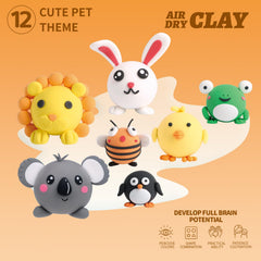 LOUFOR air-dry clay drying process saves time at home.