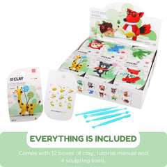 LOUFOR clay sets inspire imaginative models and family art time.