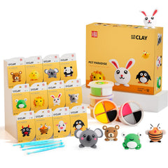 LOUFOR air-dry clay kits boxed set for endless kids' crafts.