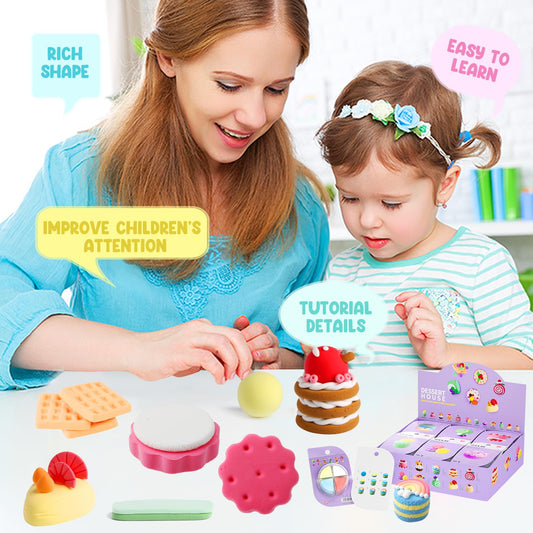 LOUFOR air dry clay kits color compartments showcase bright, easy-to-separate colors