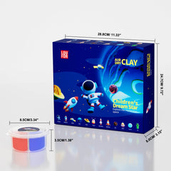 LOUFOR color-rich clay sets enable diverse models and crafts.