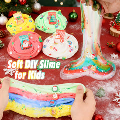 Louseadon clear slime jar for crystal-clear, mix-and-match slime experiments.