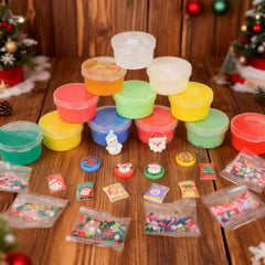 Louseadon slime gift packaging ready for stocking stuffers this holiday season.