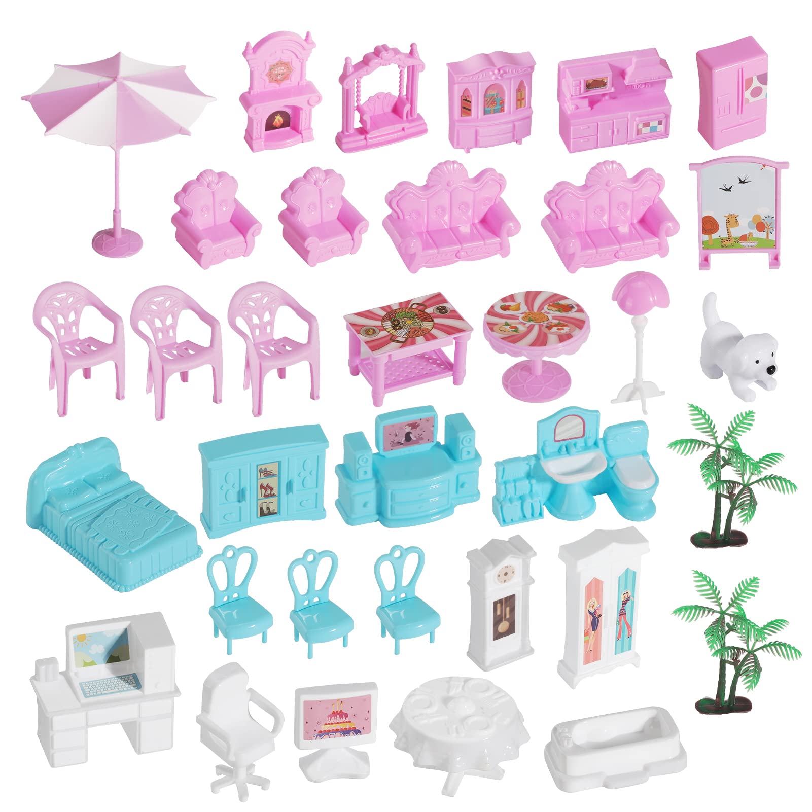 LOVE LIFE doll house uses BPA-free materials for safe play.