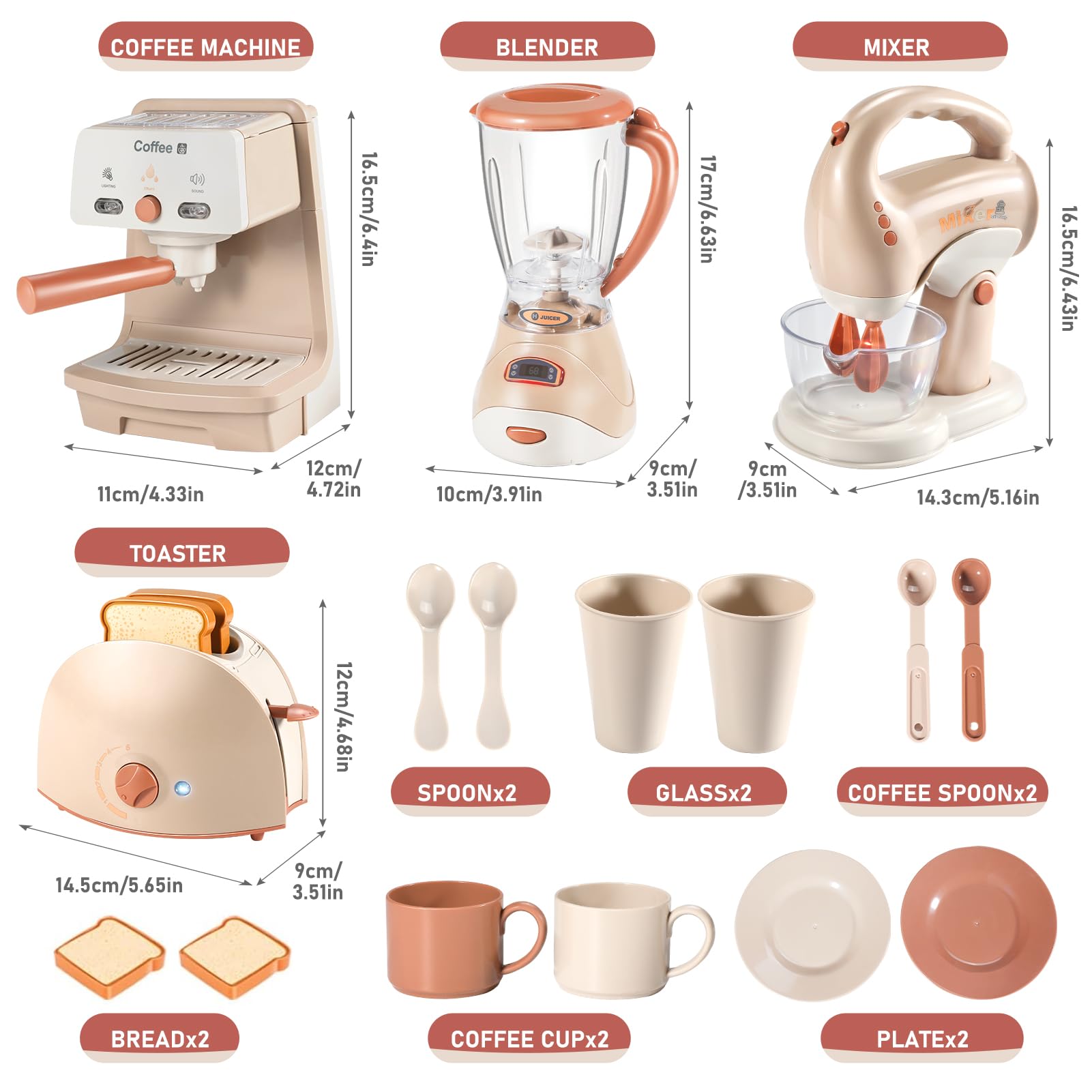 LOVE LIFE lights and sounds boost immersive play and attention to details.