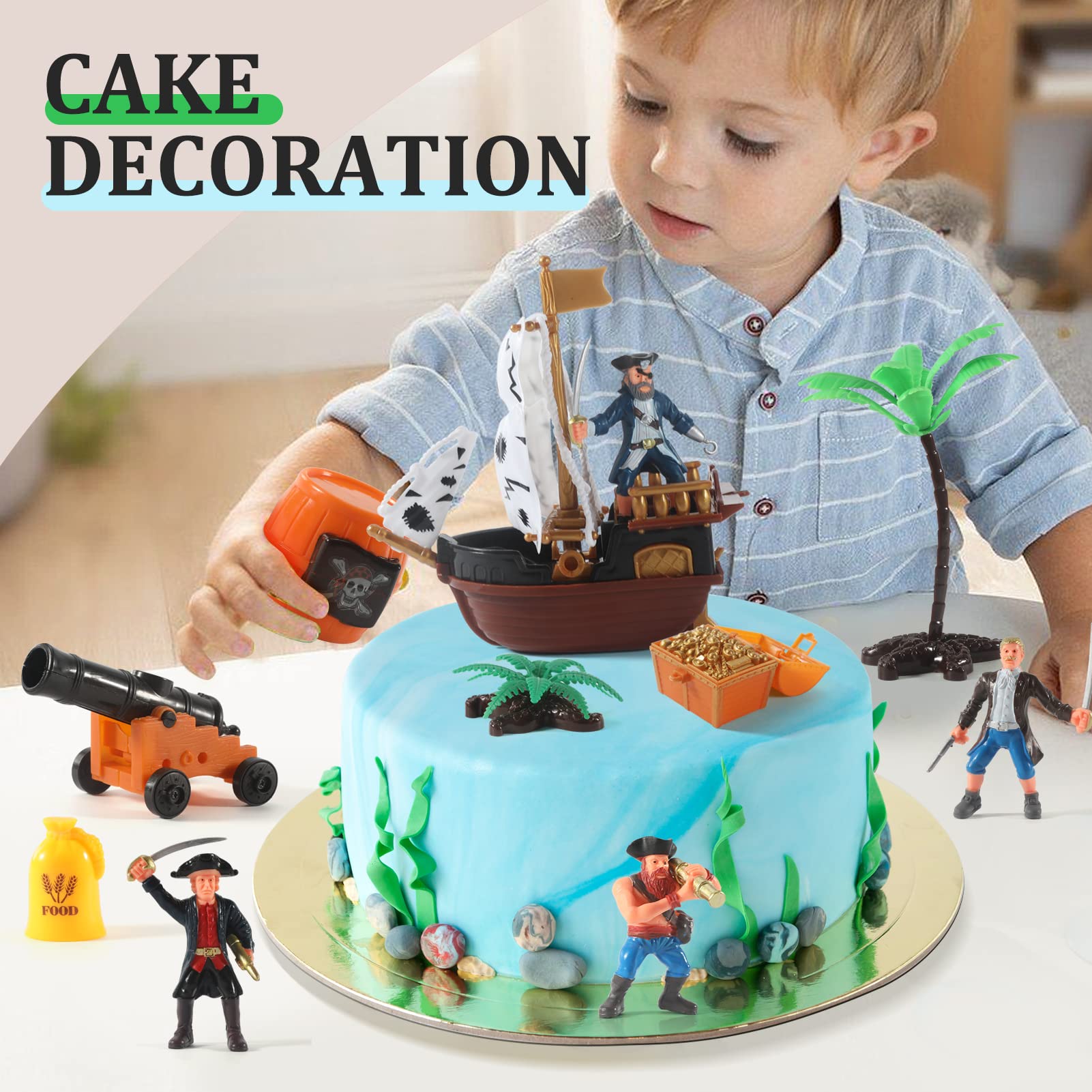 LOVE LIFE 50-piece pirate bucket kit ideal for gifts.