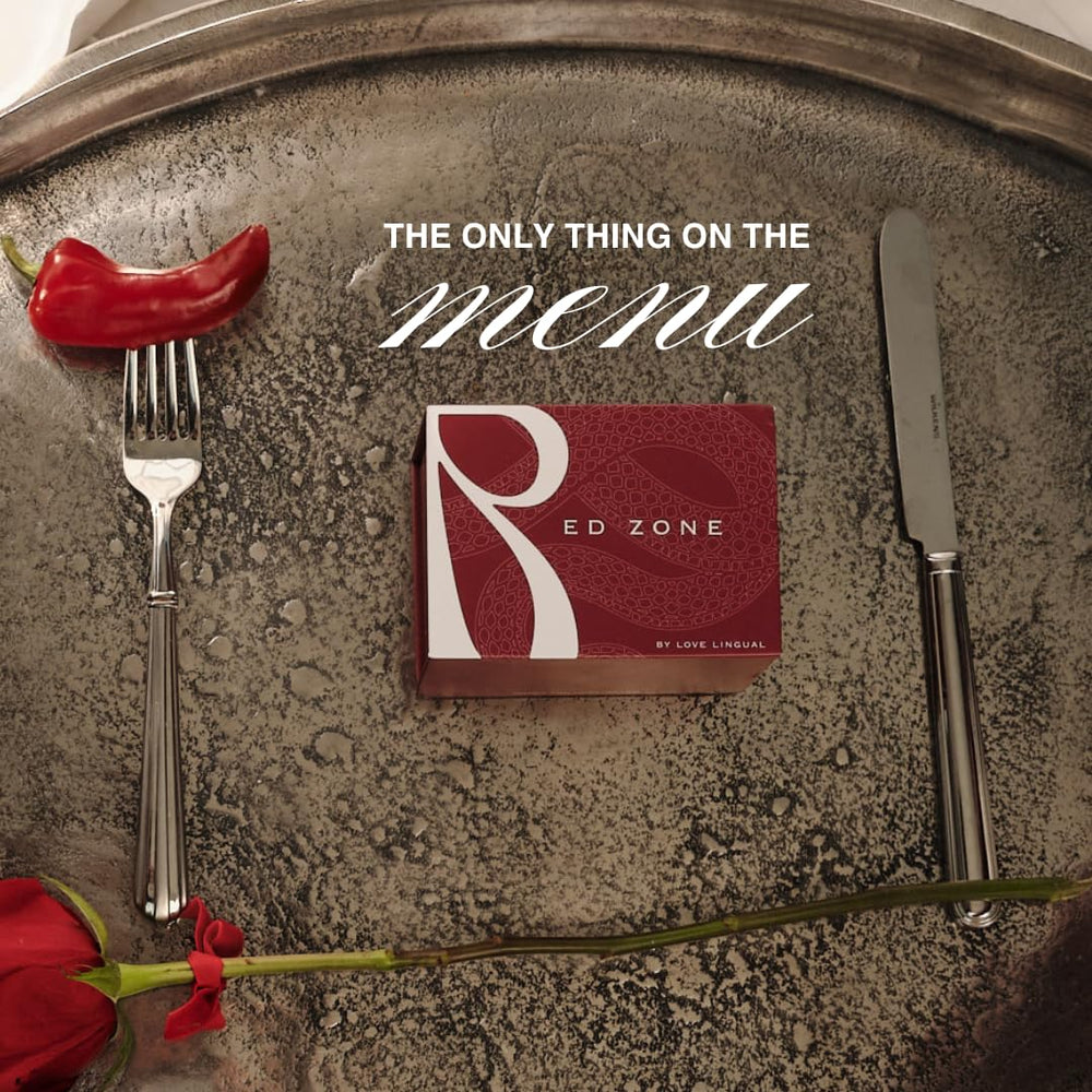 Love Lingual Red Zone date night ideas section promotes closer bonds.