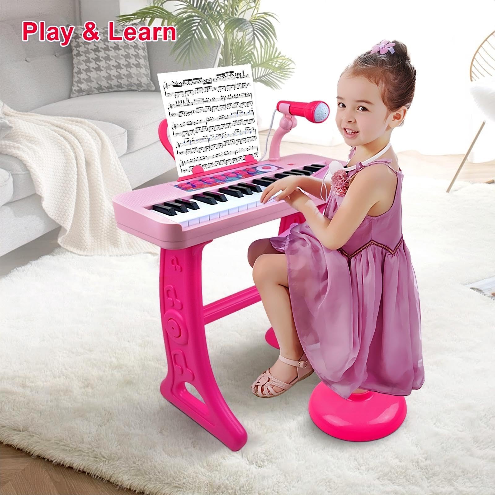 Love&Mini piano with MP3 port enabling device connections