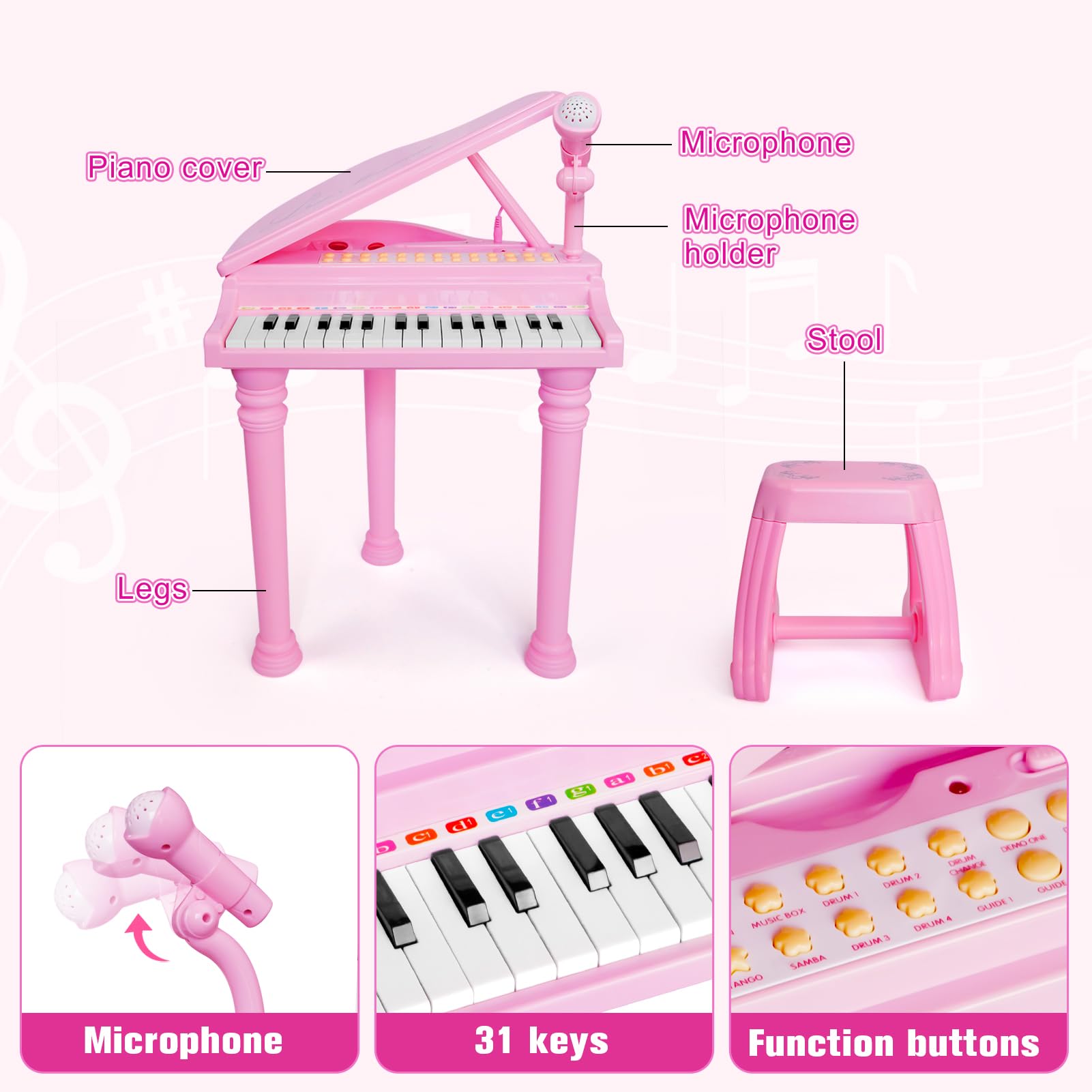 Love&Mini led-teaching-mode guides beginners with bright lights and cues.