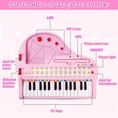 Love&Mini piano-stool provides a stable seat for comfortable practice.