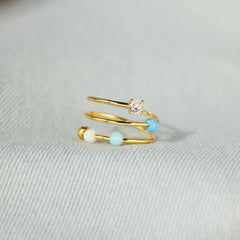 S925 sterling silver base with nickel-free plating safe for sensitive skin.