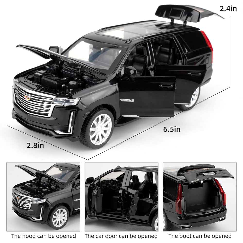LovePosely Escalade model side view showcases detailed craftsmanship for collectors.