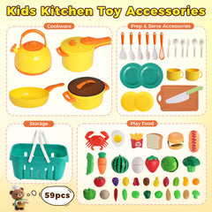 LovesTown realistic lid designs and teapot handles enhance authentic kitchen play.