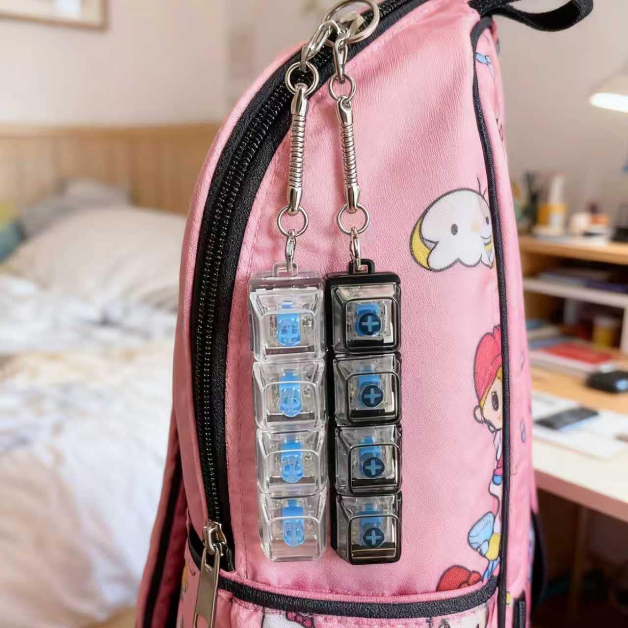 Includes sturdy keychain and lanyard for easy carrying