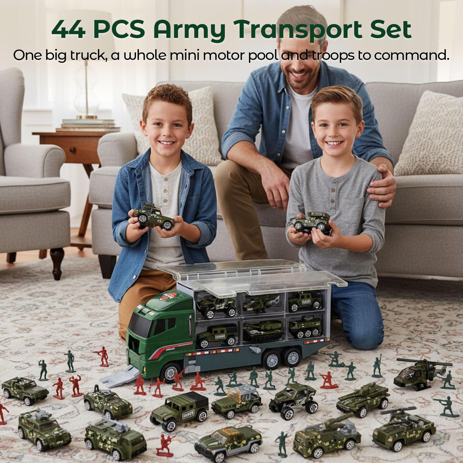LovesTown 13 military vehicles for varied patrols and missions.