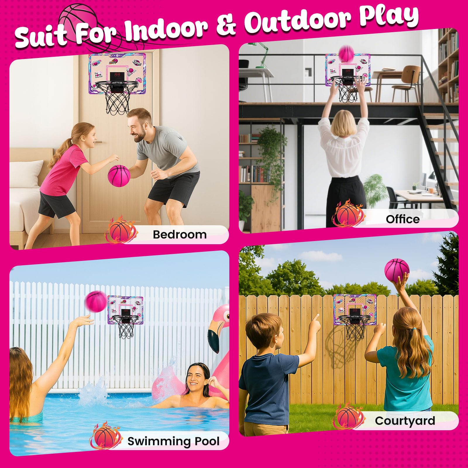 LovesTown ideal indoor activity for ages 4-12, encouraging active play
