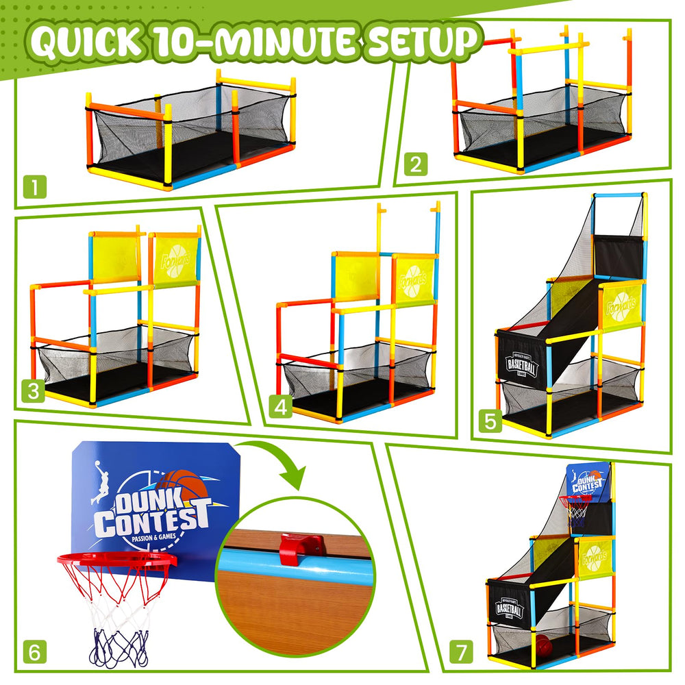 LovesTown quick 10-minute setup with no tools required.