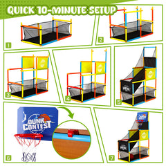 LovesTown quick 10-minute setup with no tools required.
