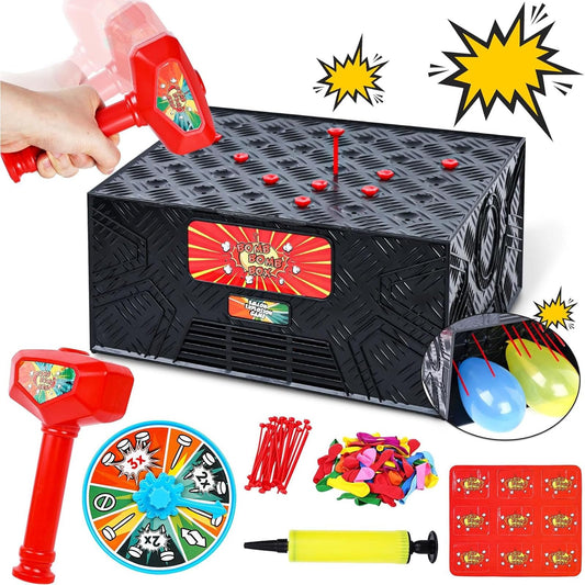LovesTown Balloon Pop Box assembly setup for quick family game night.