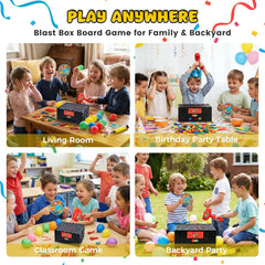 LovesTown Balloon Pop Box compact design fits living room tables.