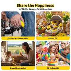 LovesTown banana stress toy ideal for kids' play and rewards