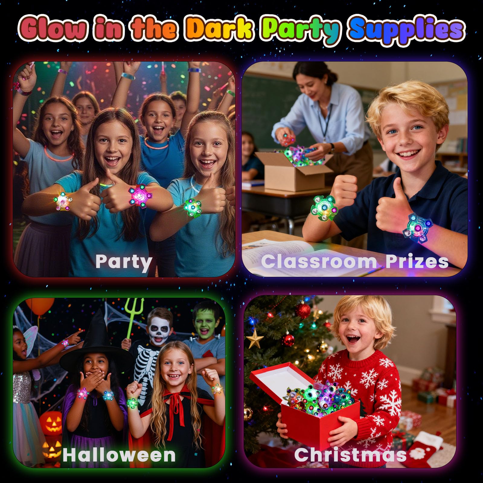 LovesTown batteries included ensure ready-to-party lights.