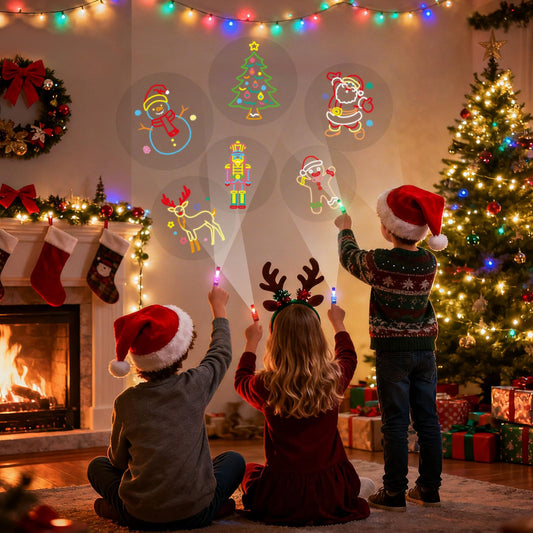 LovesTown finger light reindeer design glows for playful gift bags.