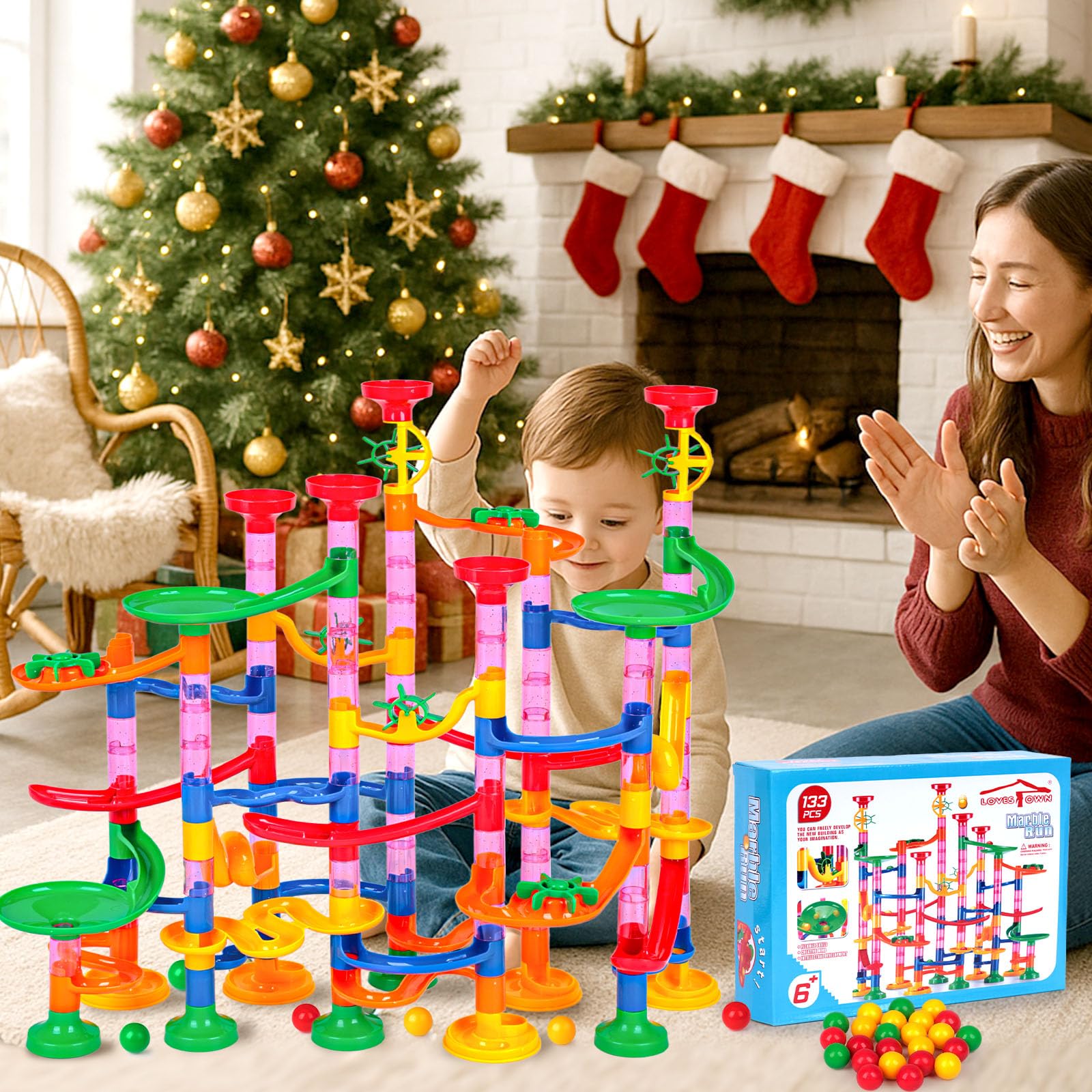 LovesTown colorful construction pieces demonstrate safe edges and vibrant blocks for beginner builders