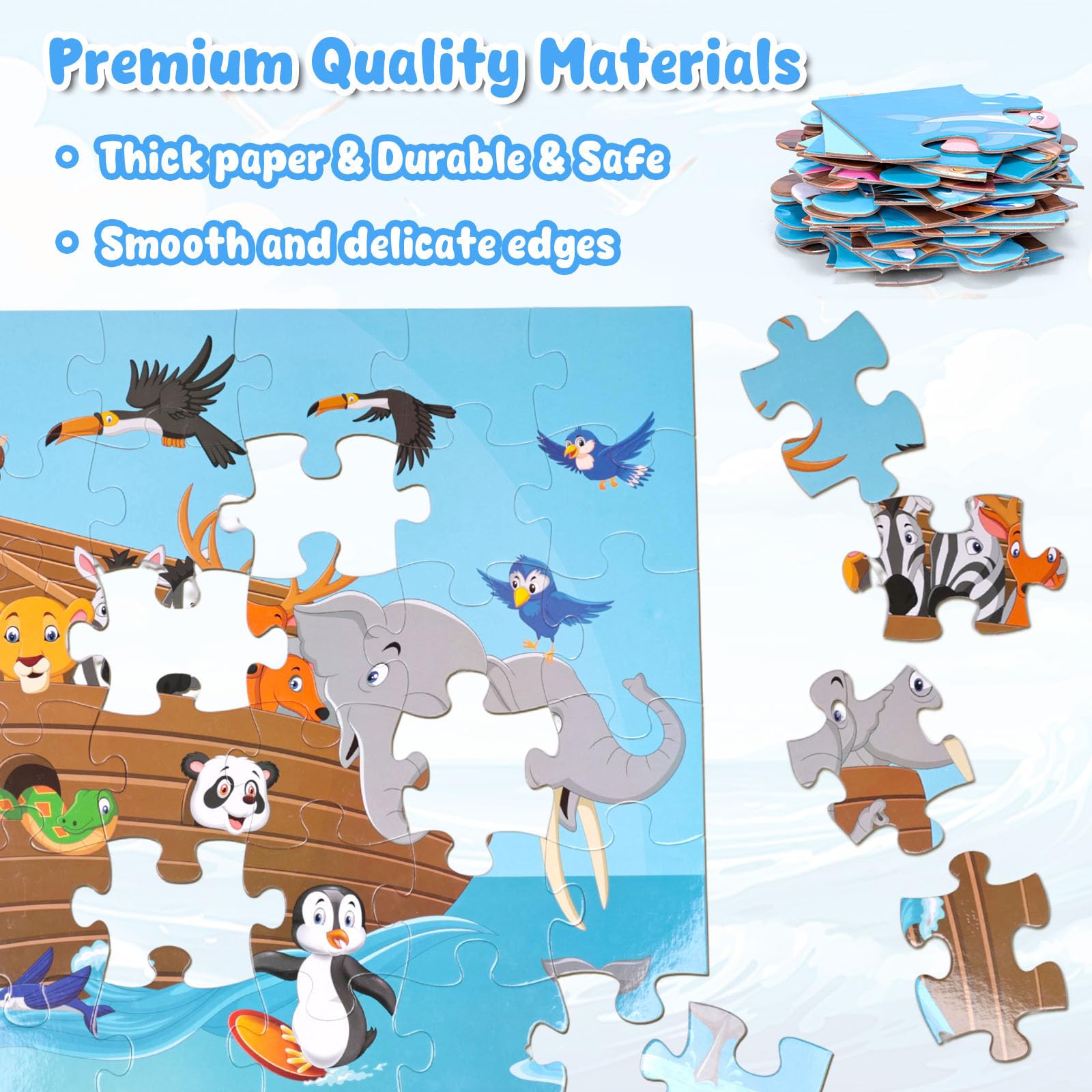 LovesTown floor puzzle supports family game night and collaborative play.
