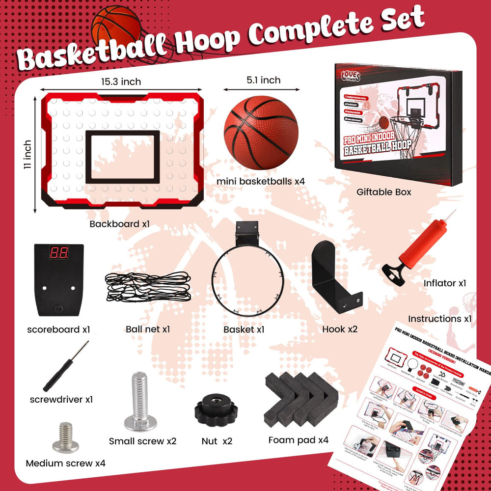 LovesTown four mini-balls included for quick shooting