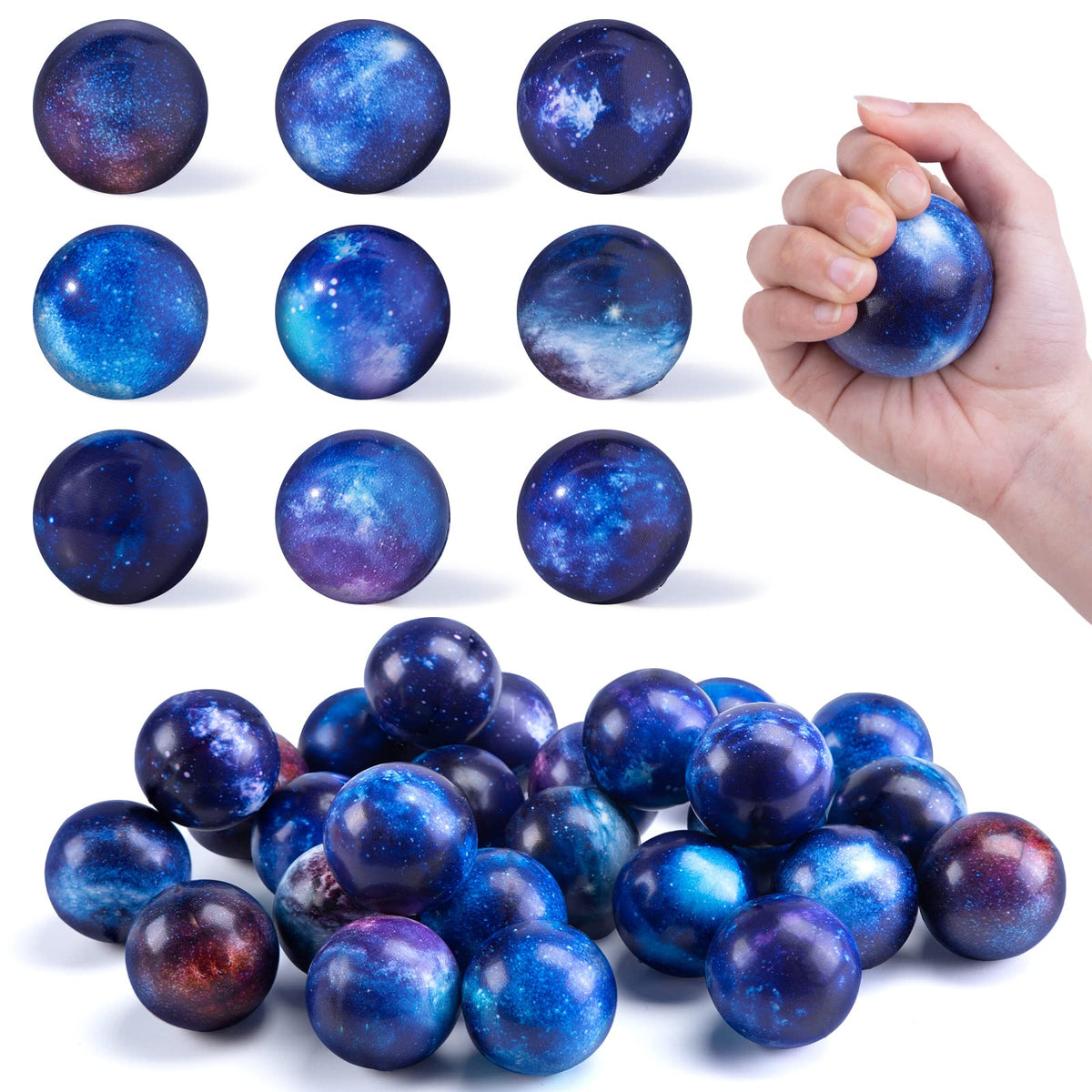 LovesTown Galaxy pattern stress ball collection for classroom fun