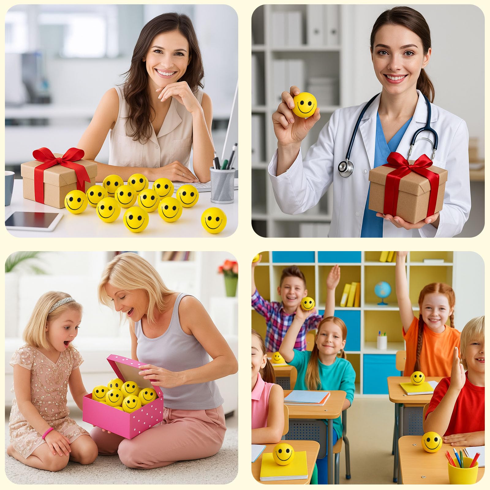 LovesTown 40-pack stress balls, great gifts for coworkers or classmates.