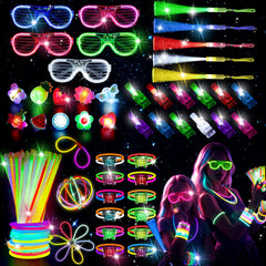 LovesTown glow-in-the-dark glasses brighten party nights for bold wearable style.