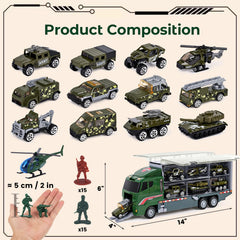 LovesTown ready-for-gift army toy set ideal for birthdays.