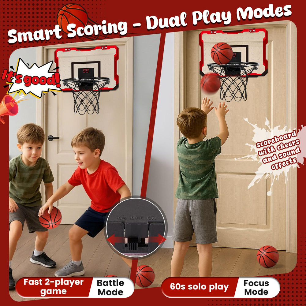 LovesTown safety features include backboard and breakaway rim for durable play