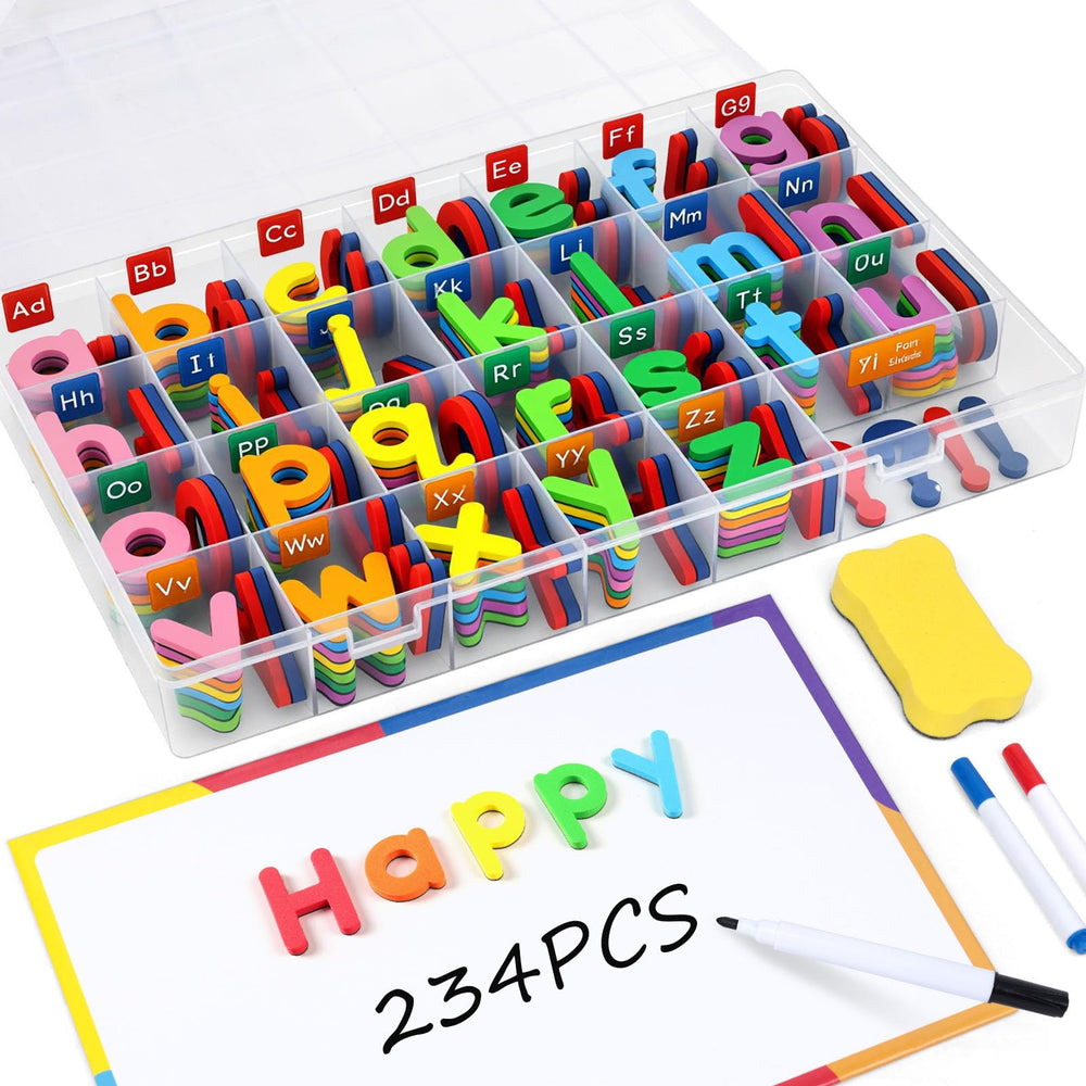 LovesTown storage box with letters for organized learning and play