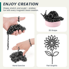 LovesTown magnetic beads provide hands-on stress relief and creative expression.