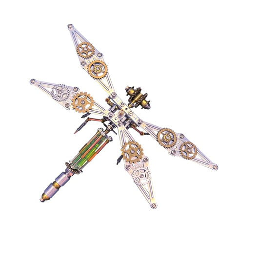 Lovewenying dragonfly metal puzzle side view highlights precise alignment for display-ready craft